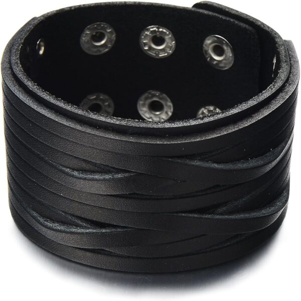 دستبند چرمی ساده