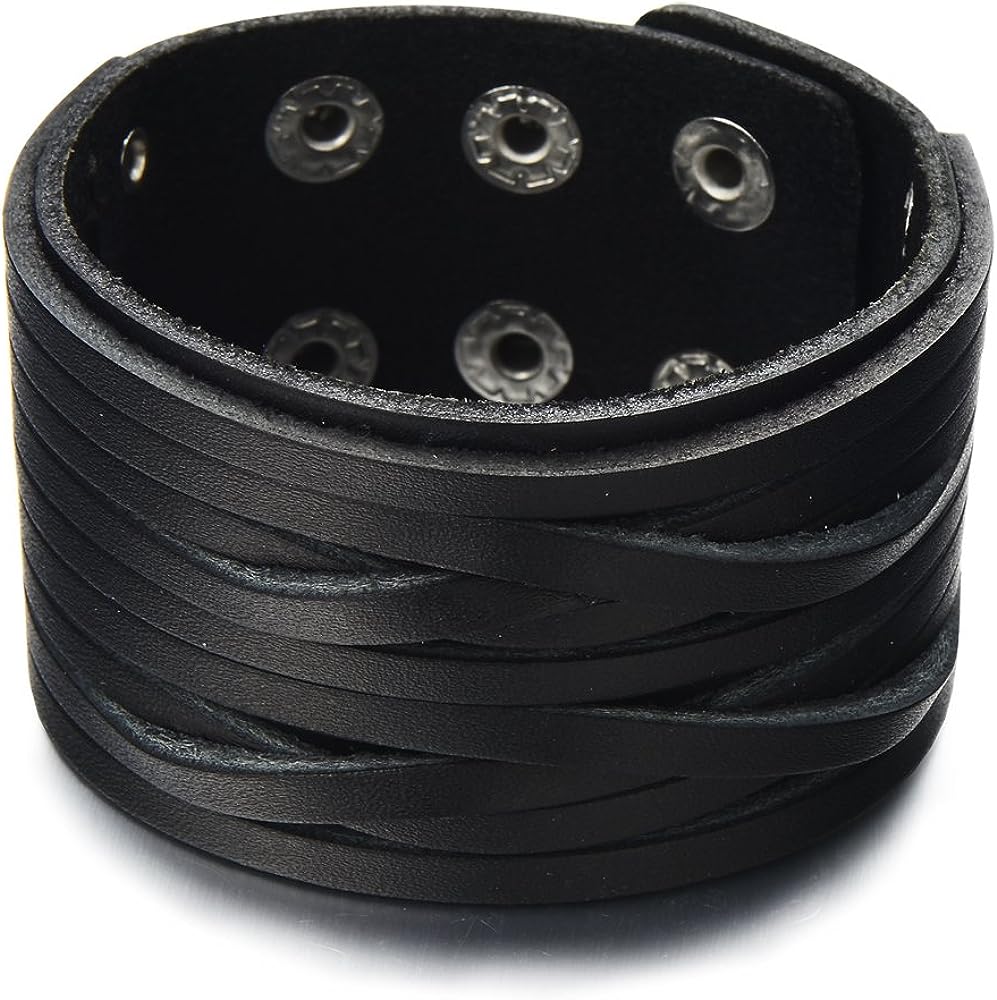 دستبند چرمی ساده