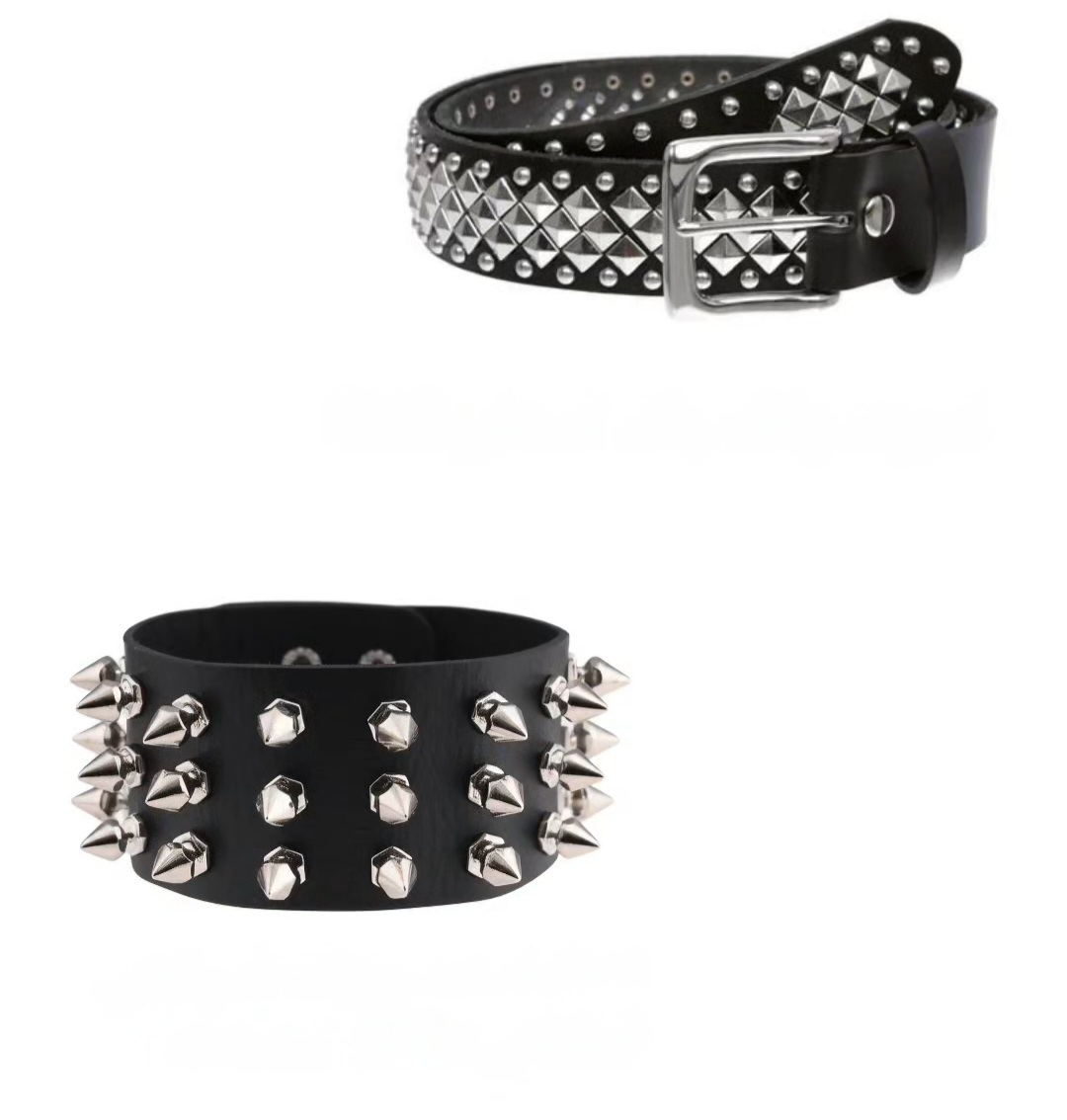 ست کمربند و دستبند راک استار ست کمربند و دستبند راک استار