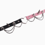 چوکر 2 رنگ اسپایکی طرح قلب